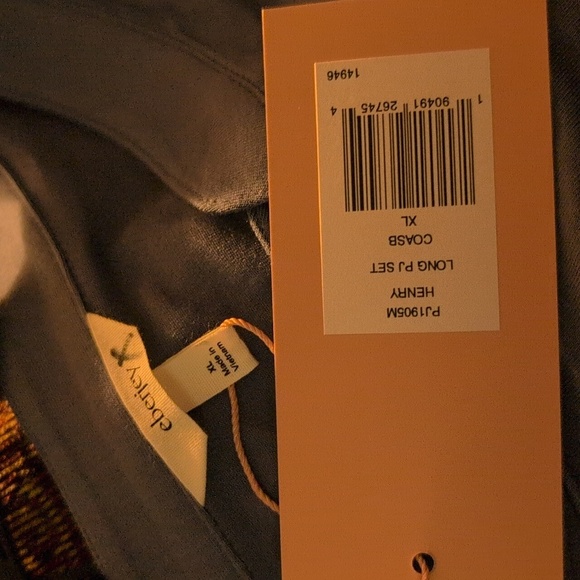 Aberjey Henry TENCEL™ Modal Long PJ Set Faded Denim NWT - Picture 7 of 7